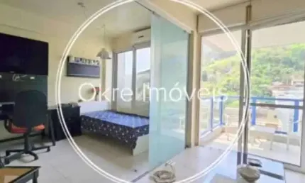 Flat com 1 quarto à venda na Rua do Humaitá, Humaitá, Rio de Janeiro, 53 m2 por R$ 745.000