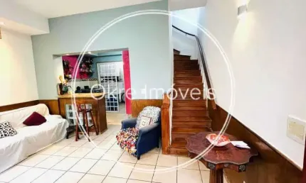 Casa com 4 quartos à venda na Rua João Afonso, Humaitá, Rio de Janeiro, 89 m2 por R$ 1.150.000