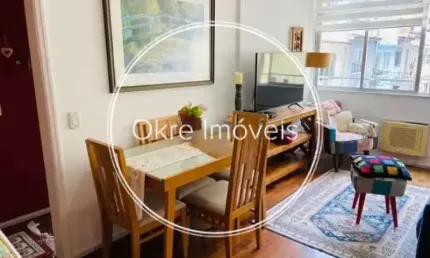 Apartamento com 2 quartos à venda na rua das laranjeiras, laranjeiras, rio de janeiro, 65 m2 por r$ 697.000
