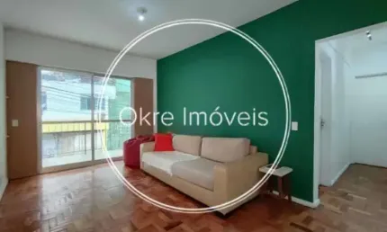 Apartamento com 2 quartos à venda na rua belisário távora, laranjeiras, rio de janeiro, 65 m2 por r$ 610.000