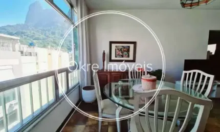 Apartamento com 3 quartos à venda na rua alfredo chaves, humaitá, rio de janeiro, 134 m2 por r$ 1.490.000
