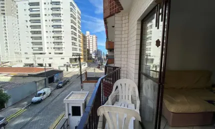 Apartamento para Venda em Praia Grande, Ocian, 2 dormitórios, 1 suíte, 2 banheiros, 1 vaga