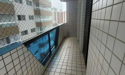 Apartamento para venda em praia grande, guilhermina, 2 dormitórios, 1 suíte, 2 banheiros, 2 vagas