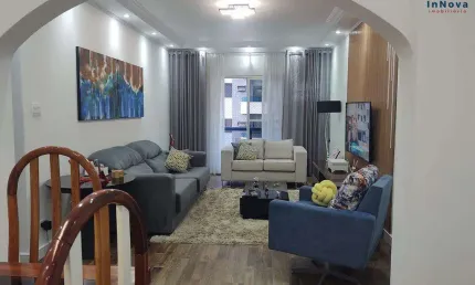 Apartamento para Venda em Praia Grande, Ocian, 3 dormitórios, 1 suíte, 2 banheiros, 2 vagas