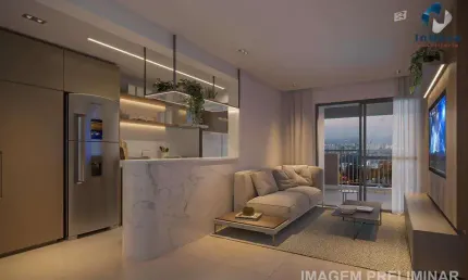Apartamento para venda em são paulo, vila azevedo, 2 dormitórios, 1 suíte, 2 banheiros, 1 vaga
