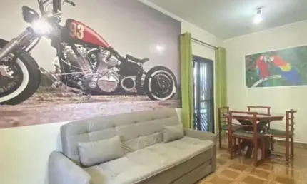 Apartamento para Venda em Praia Grande, Caiçara, 1 dormitório, 1 banheiro, 1 vaga