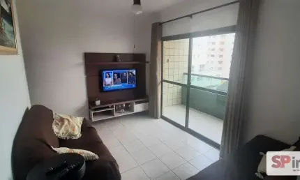 Apartamento para Venda em Praia Grande, Tupi, 1 dormitório, 1 banheiro, 1 vaga