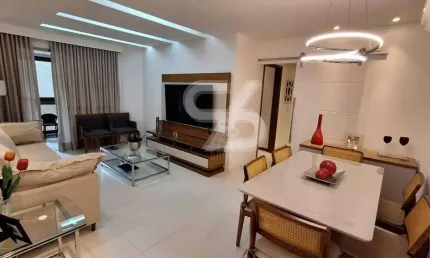Apartamento de 3 quartos, 1 suíte, todo montado, varanda gourmet, lazer completo, 2 vagas.