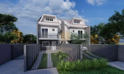 Sobrado à venda, 113 m² por r$ 600.000,00 - santa felicidade - curitiba/pr