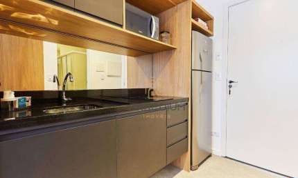 Studio com 1 dormitório , 100% mobiliado.  à venda, 18 m² por R$ 299.990 - Rebouças - Curitiba/PR