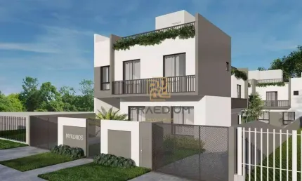 Sobrado com 3 dormitórios à venda, 100 m² por r$ 627.000,00 - xaxim - curitiba/pr