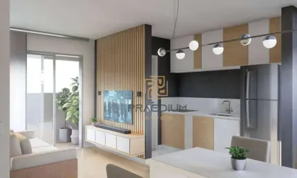 Apartamento com 2 dormitórios à venda, 48 m² por R$ 451.500,00 - Bacacheri - Curitiba/PR