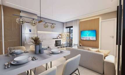Apartamento Garden com 2 dormitórios à venda, 50 m² por R$ 553.800,00 - Boa Vista - Curitiba/PR