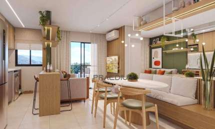 Apartamento com 2 dormitórios à venda, 47 m² por R$ 351.540,52 - Cidade Industrial - Curitiba/PR