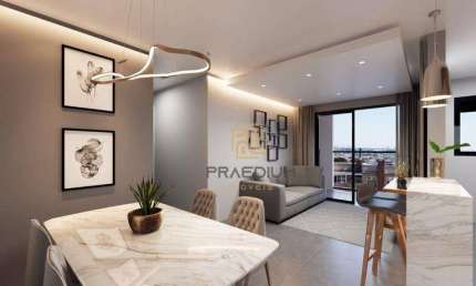 Apartamento com 3 dormitórios à venda, 84 m² por R$ 641.043,68 - Centro - Pinhais/PR