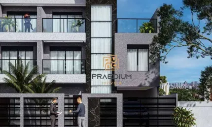 Sobrado com 3 dormitórios à venda, 157 m² por R$ 1.250.000 - Água Verde - Curitiba/PR