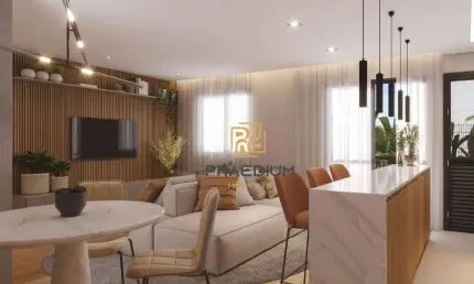 Apartamento com 2 dormitórios à venda, 44 m² por R$ 367.352,00 - Capão Raso - Curitiba/PR