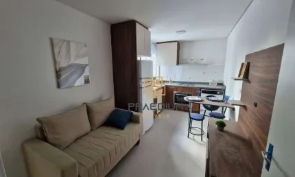 Apartamento com 1 dormitório à venda, 25 m² por r$ 219.000,00 - cajuru - curitiba/pr