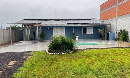 Casa com 2 dormitórios para alugar, 100 m² por R$ 3.077,00/mês - Lira - Estância Velha/RS