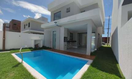 Casa em Condomínio para Venda em Camaçari, Vila de Abrantes (Abrantes), 4 dormitórios, 4 suítes, 5 banheiros, 2 vagas