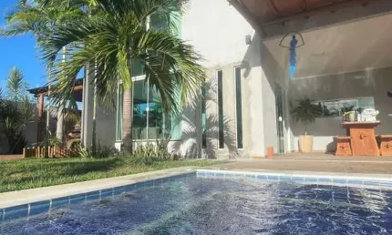 Casa Mobiliada para Venda, Loteamento Chacaras do Rio Jacuipe 3 suites, piscina.