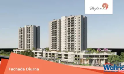 Apartamentos no edifício skyline á 100 metros da praia no bairro praia de armação.