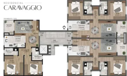 Cobertura com 3 quartos à venda na Colina Sorriso, Caxias do Sul , 144 m2 por R$ 880.000