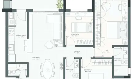 Apartamento com 3 quartos à venda no panazzolo, caxias do sul , 106 m2 por r$ 1.216.000