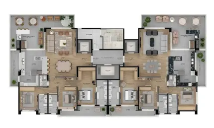 Apartamento com 3 quartos à venda na Nossa Senhora de Lourdes, Caxias do Sul , 225 m2 por R$ 2.350.296