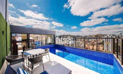 Cobertura com 2 quartos, 2 vagas e lazer no rooftop à venda, 127 m² por R$ 878.000 - São Mateus - Juiz de Fora/MG