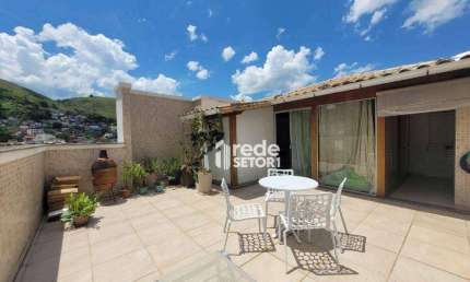 Cobertura com 3 quartos s à venda, 126 m² por R$ 850.000 - São Mateus - Juiz de Fora/MG