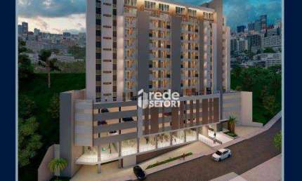 Apartamento mobiliado de 1 quarto com 1 vaga e lazer à venda, 41 m² por R$ 371.290 - São Mateus - Juiz de Fora/MG