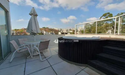 Cobertura com 3 quartos à venda, 146 m² por r$ 580.000 - são mateus - juiz de fora/mg