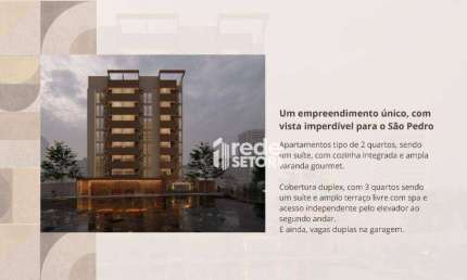 Cobertura com 3 quartos à venda, 130 m² por R$ 732.143 - São Pedro - Juiz de Fora/MG