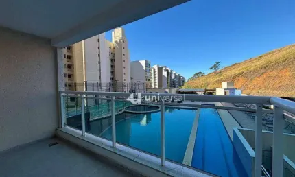 Apartamento com 2 quartos para alugar, 75 m² por R$ 2.600/mês - Cascatinha - Juiz de Fora/MG