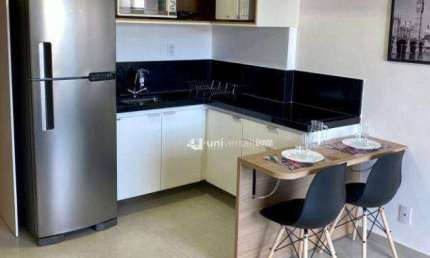 Apartamento com 1 quarto, 38 m² - venda por R$ 329.000 ou aluguel por R$ 2.565/mês - Centro - Juiz de Fora/MG