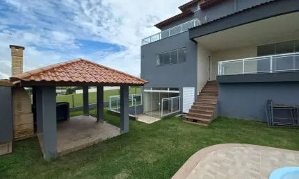 Casa para Venda em Rio das Ostras, Alphaville, 5 dormitórios, 3 suítes, 6 banheiros, 2 vagas