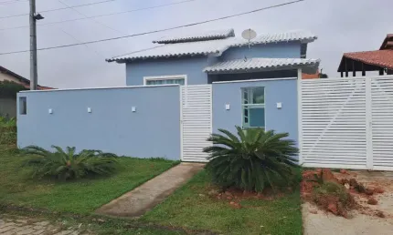 Casa para Venda em Rio das Ostras, Jardim Patricia, 3 dormitórios, 1 suíte, 3 banheiros, 2 vagas