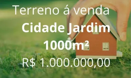 Terreno à venda, bairro cidade jardim - uberlândia/mg