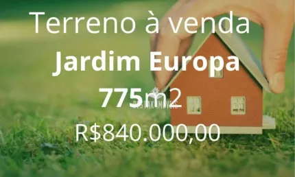 Terreno à venda no bairro jardim europa - uberlândia/mg