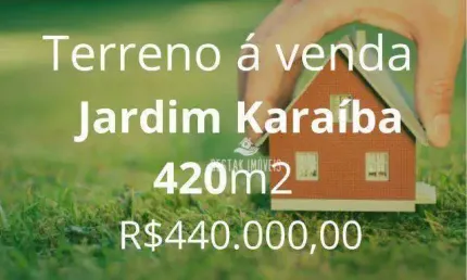 Terreno à venda no bairro jardim karaíba - uberlândia/mg