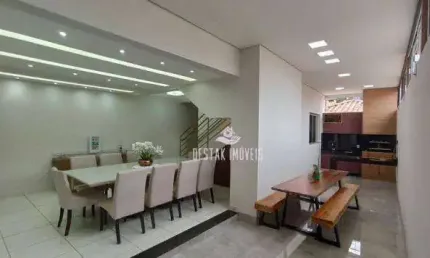 Casa com 3 quarto à venda no bairro jardim holanda - uberlândia/mg