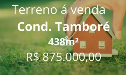 Terreno à venda, condomínio tamboré uberlândia - gávea - uberlândia/mg