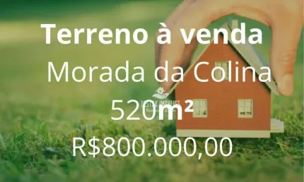 Terreno à venda, no bairro morada da colina - uberlândia/mg