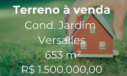 Terreno à venda, condomínio jardim versailles - uberlândia/mg