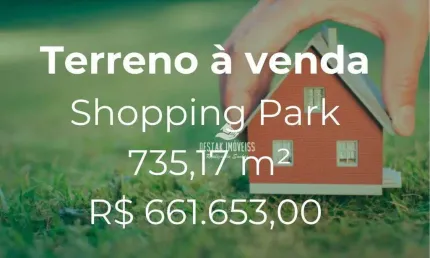 Terreno à venda, no condomínio park sul - uberlândia/mg