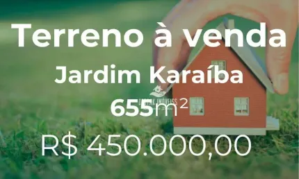 Terreno à venda, bairro jardim karaíba - uberlândia/mg