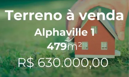Terreno à venda no Condomínio Alphaville 1 - Uberlândia/MG