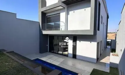 Sobrado com 3 dormitórios à venda, 218 m² por R$ 1.850.000,00 - Condomínio Terras Alpha - Granja Marileusa  - Uberlândia/MG