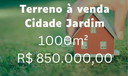 Terreno à venda no bairro cidade jardim - uberlândia/mg